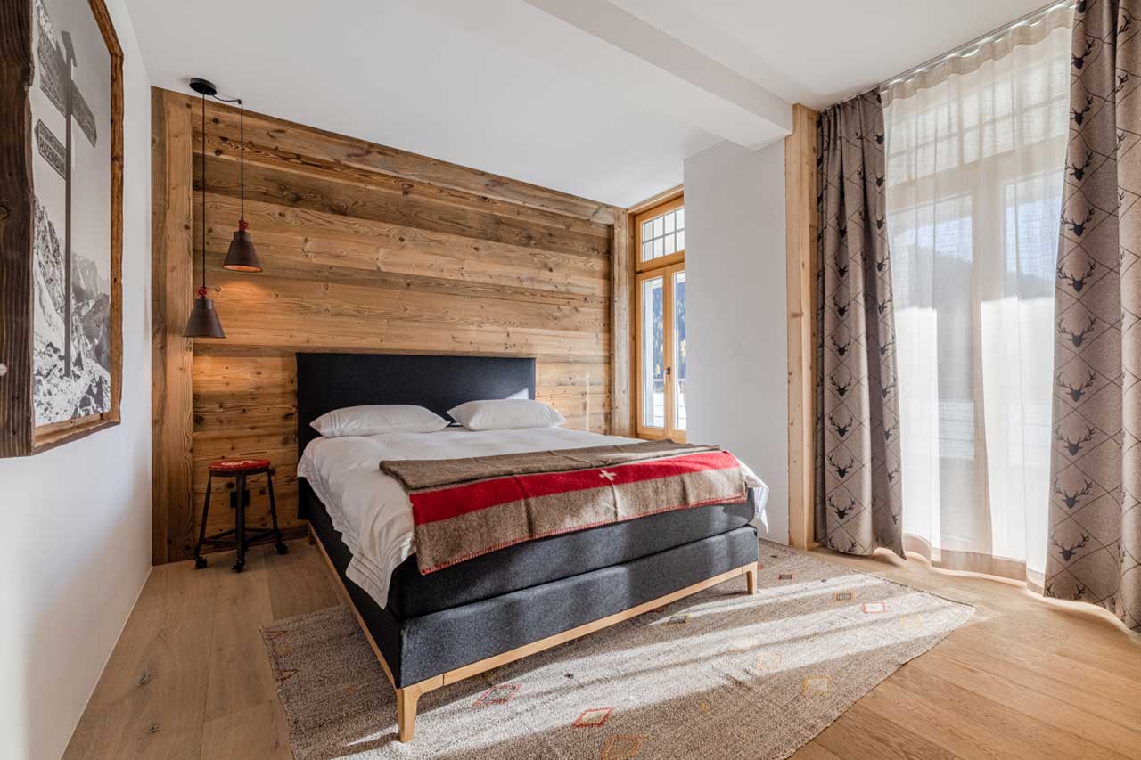 Double bedroom in Apartment Mountain Dream, Davos