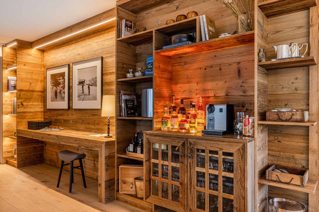 Bar in Apartment Mountain Dream, Davos