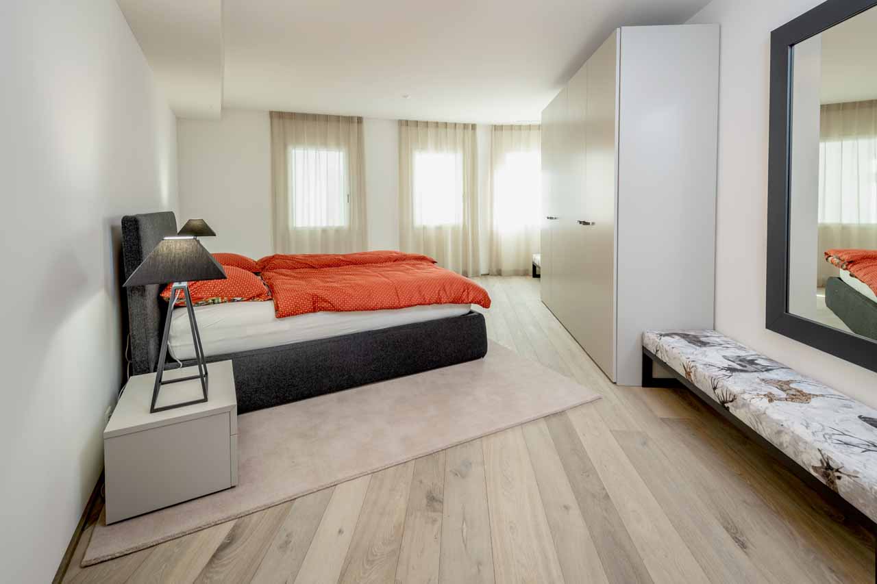 Bedroom in Chalet Seehorn, Davos