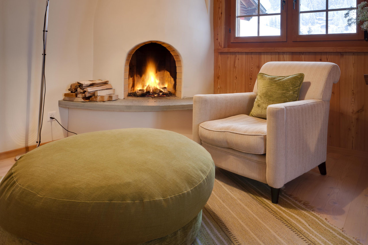 Bedroom in Chalet Chimera, Klosters