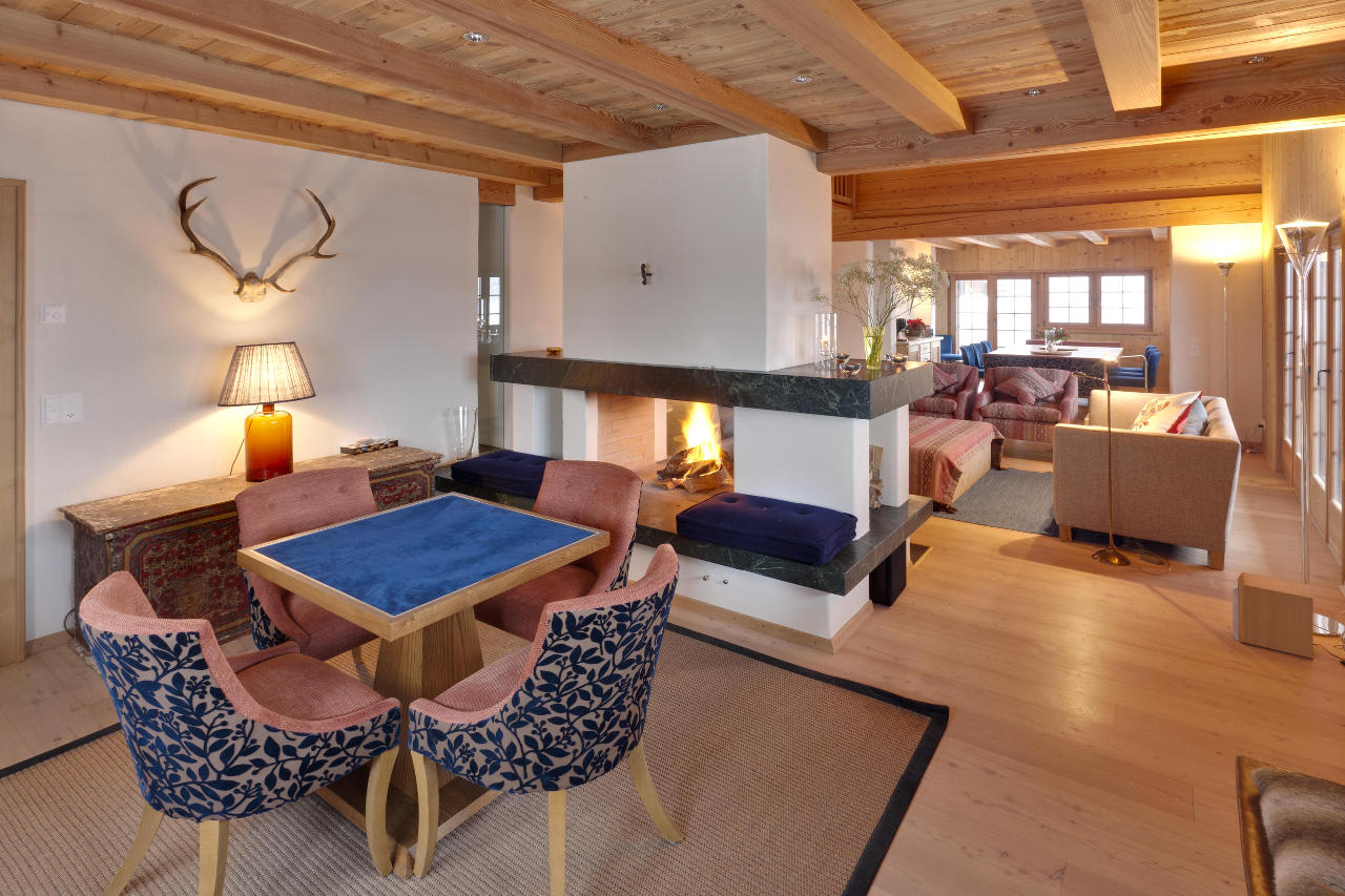 Games area in Chalet Chimera, Klosters
