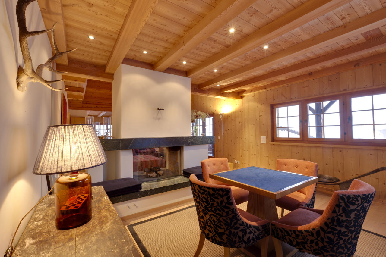 Games area in Chalet Chimera, Klosters