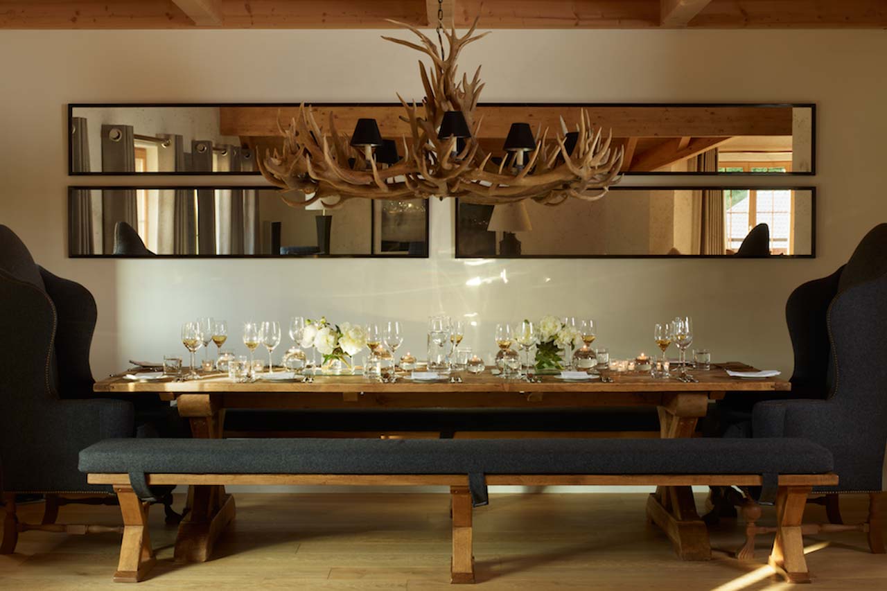 Dining area in Haus Alpina, Klosters