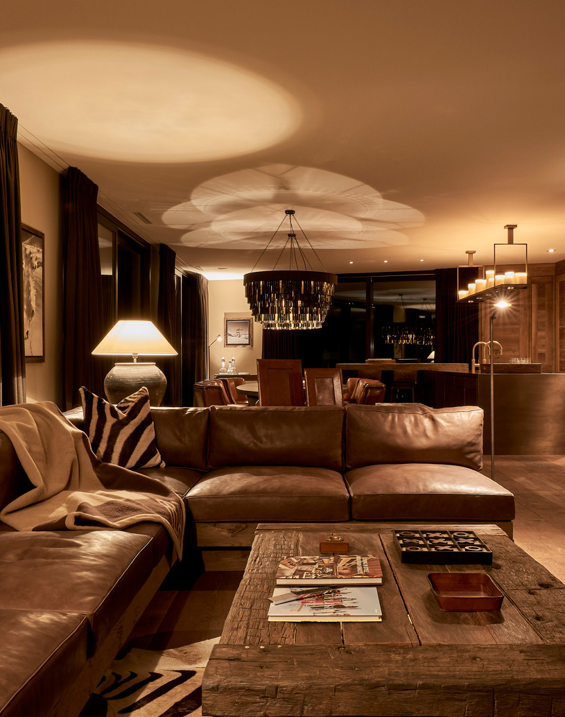 Living area in Penthouse Elbert Lodge, Davos