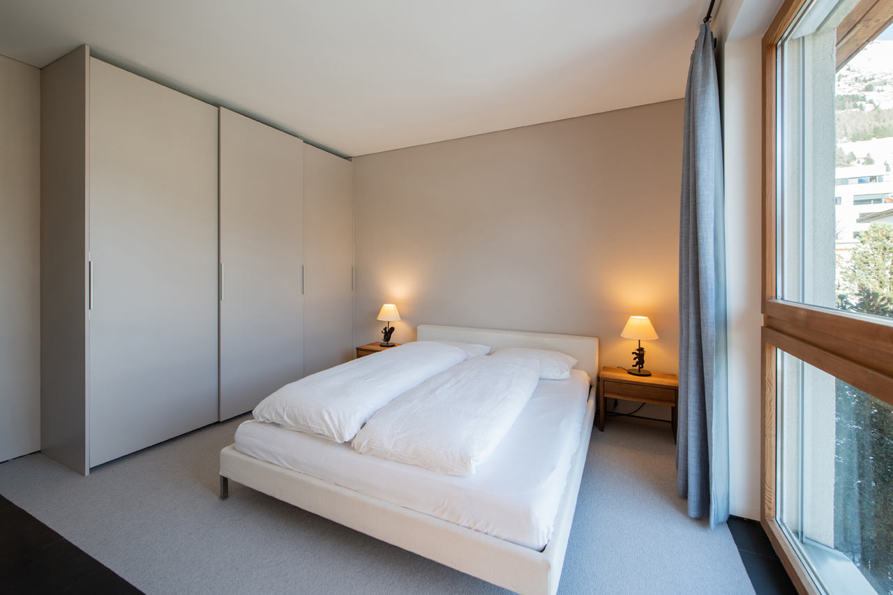 Bedroom in Penthouse Flora, Davos