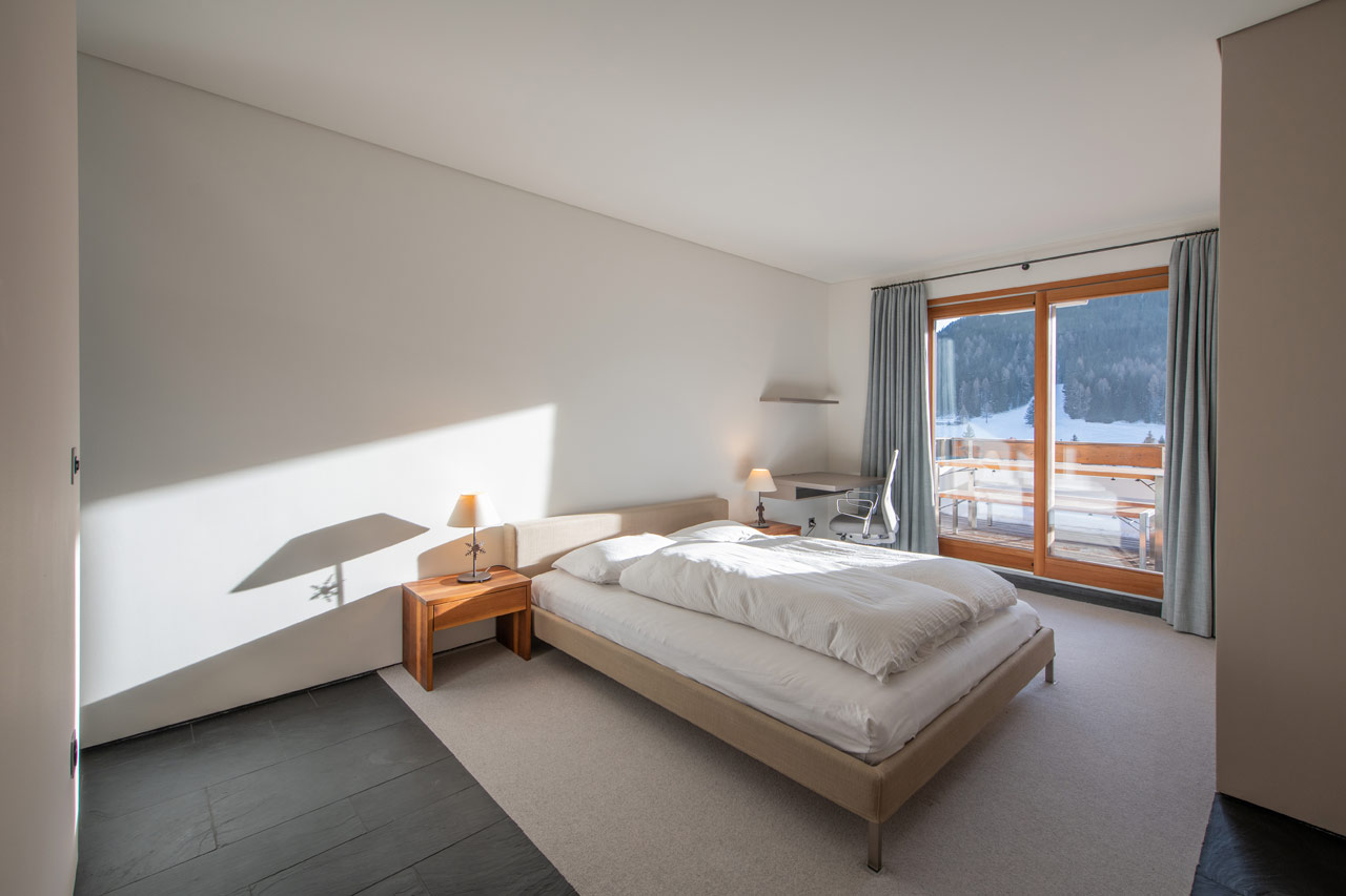 Bedroom in Penthouse Flora, Davos