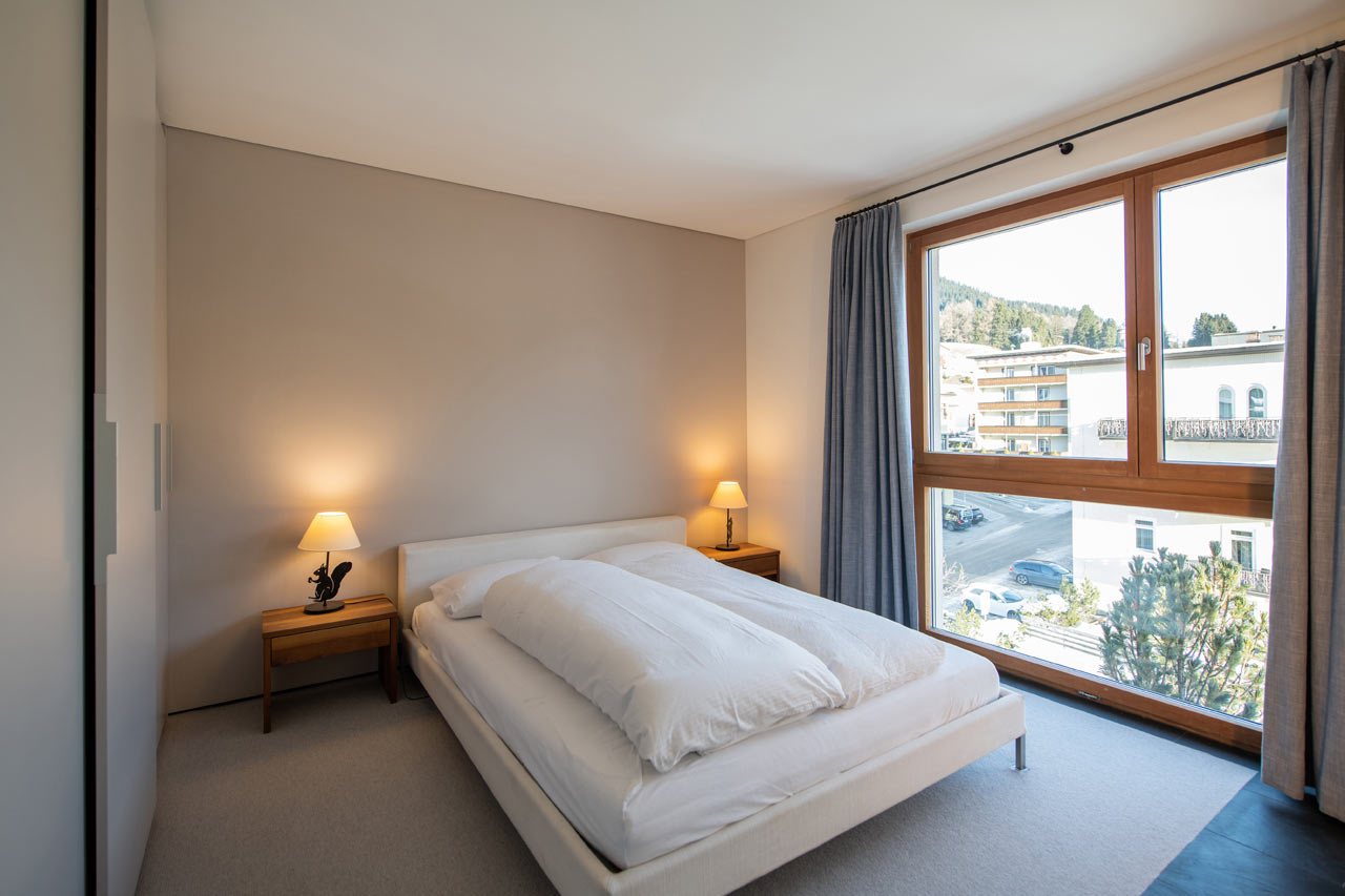 Bedroom in Penthouse Flora, Davos