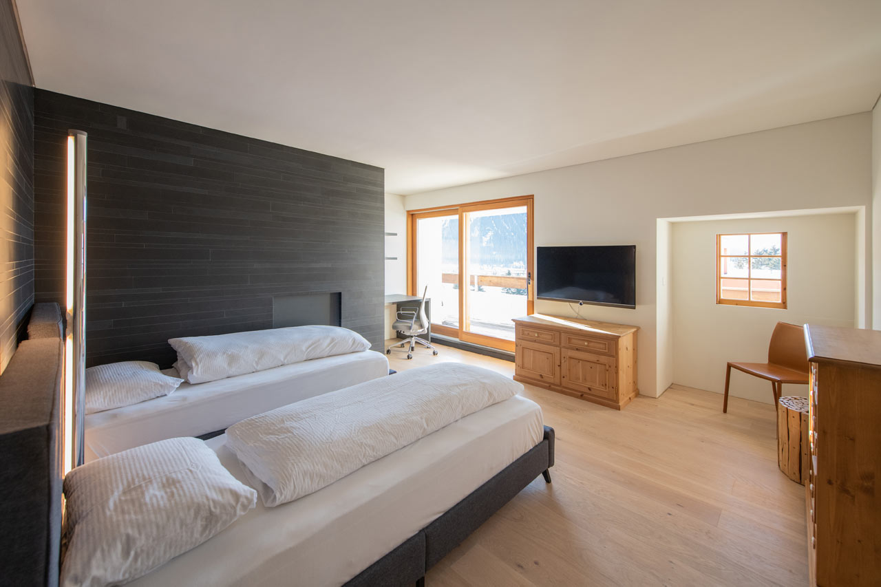 Bedroom in Penthouse Flora, Davos