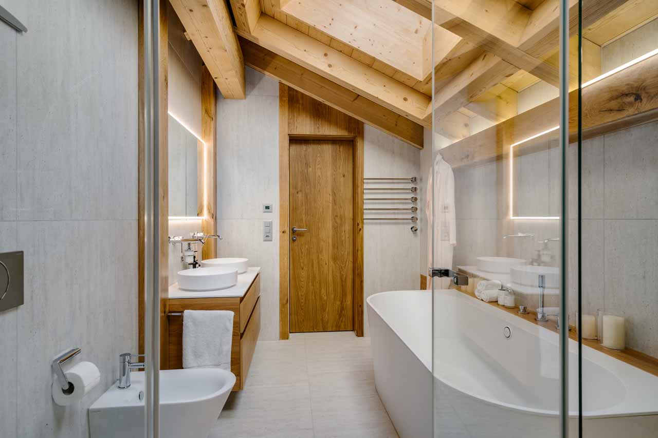 Bathroom in Penthouse Silvretta, Klosters