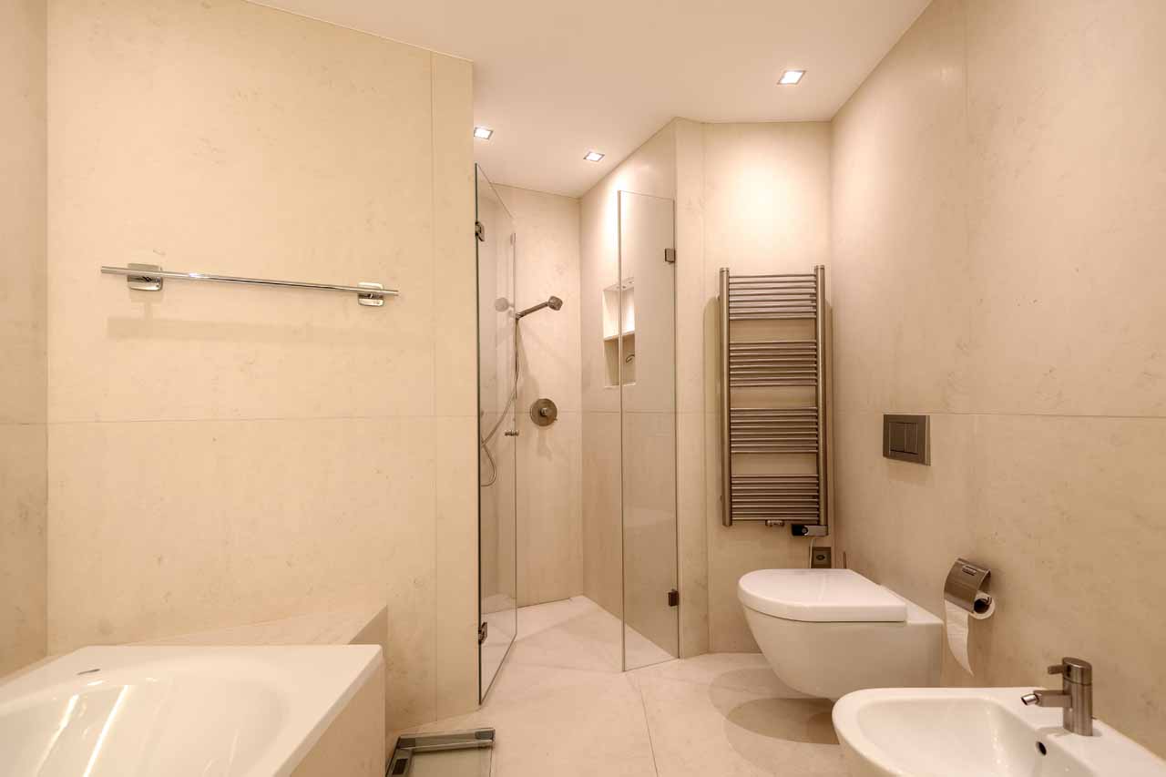 Bathroom in Villa Grialetsch, Klosters