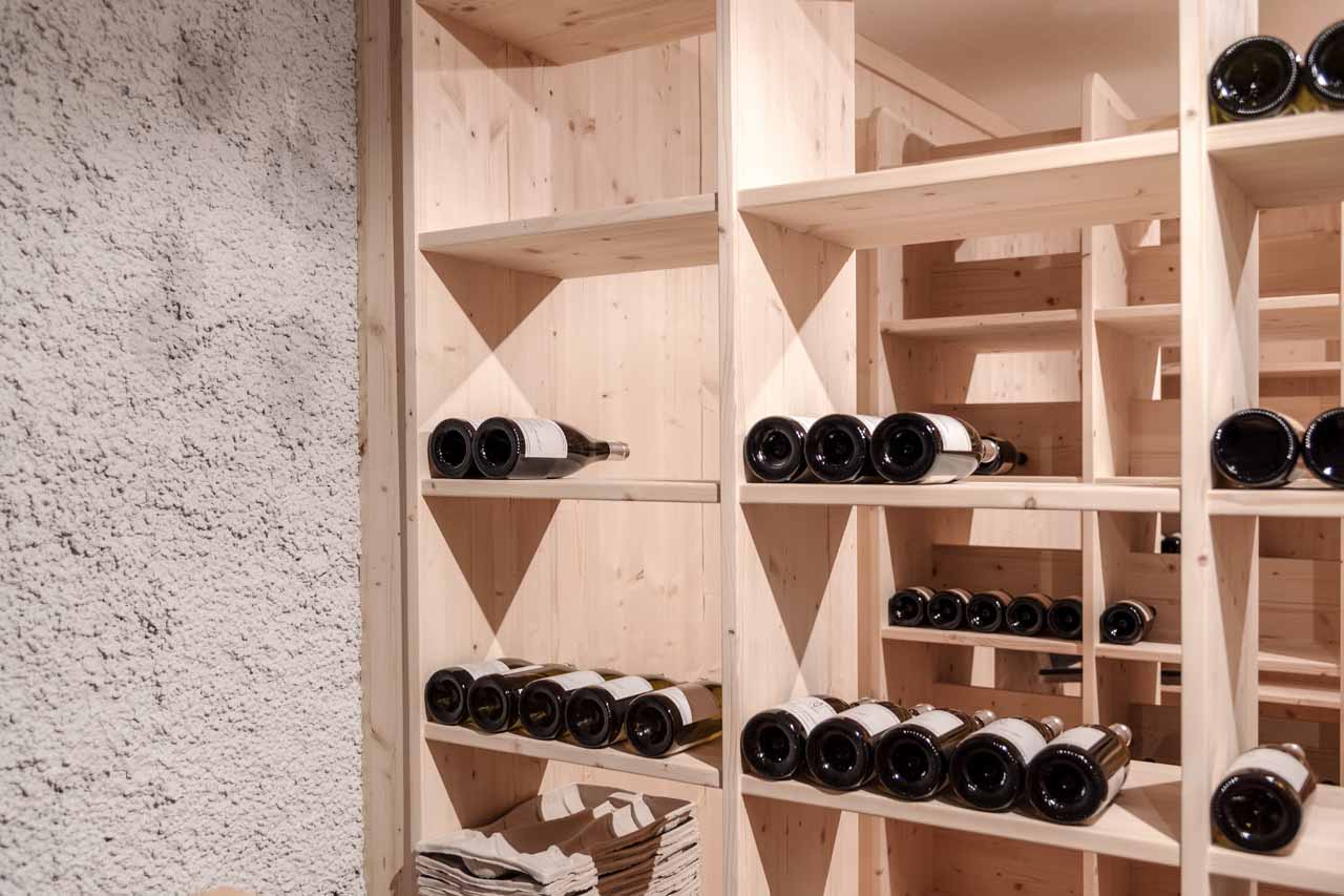 Wine cellar in Villa Grialetsch