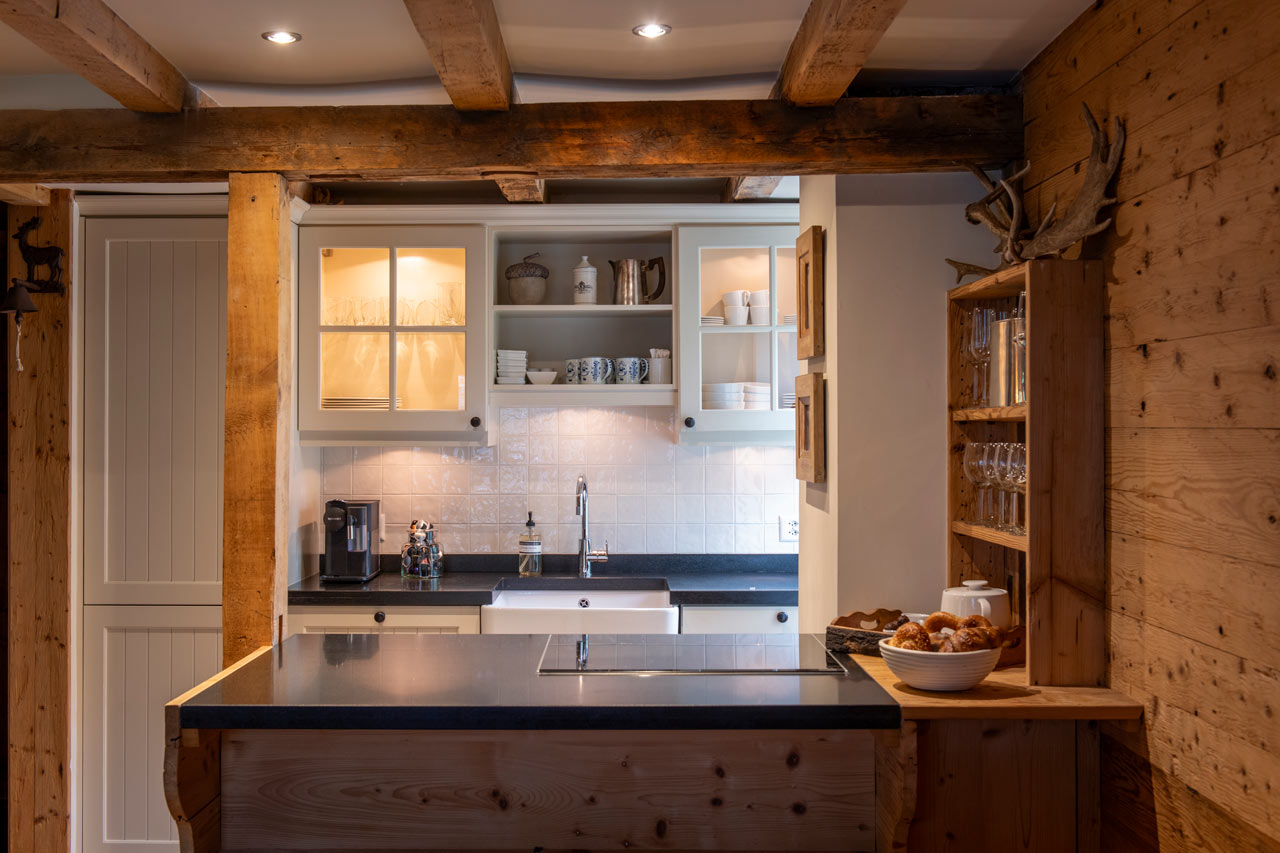 Kitchen in Chalet Chocolate Box in Davos