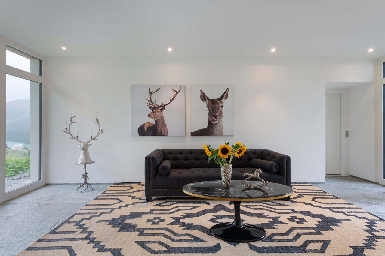 Entrance Hall at Chalet Seehorn in Davos