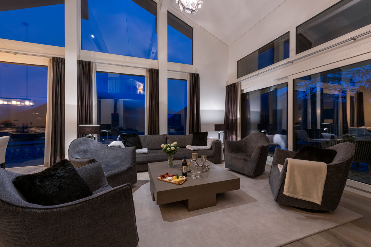 Lounge at Chalet Seehorn in Davos