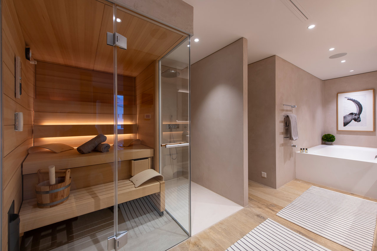 Sauna at Penthouse Attica in Davos