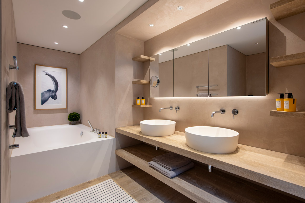 Bathroom at Penthouse Attica in Davos