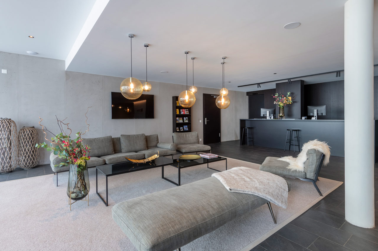Lobby at Penthouse Attica in Davos