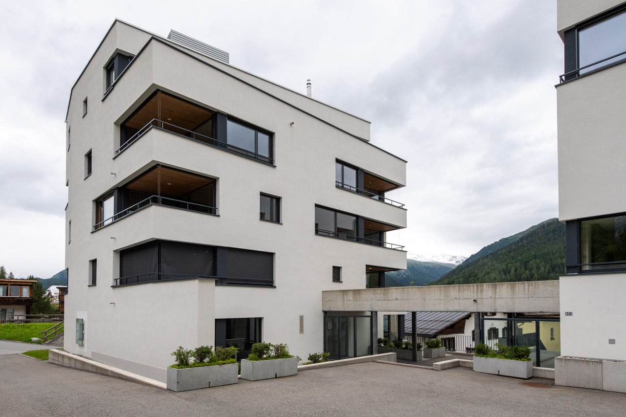 Exterior of Penthouse Attica in Davos